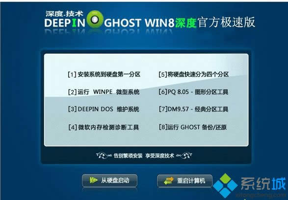 深度技术ghost win8 32位官方极速版